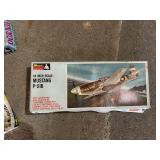 Set of 3 Vintage WWII Aircraft Model Kits - Dornier, Mosquito, Mustang P-51B