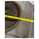 Used Concrete Bird Bath with Rustic Finish