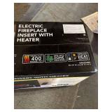 Electric Fireplace Insert with Heater and Remote Control
