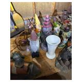 Assortment of Garden Gnomes and Animal Figurines