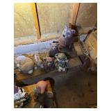 Assortment of Garden Gnomes and Animal Figurines