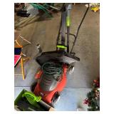 Black & Decker Electric Lawn Mower and Greenworks Electric Blower/Mulcher Set
