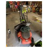Black & Decker Electric Lawn Mower and Greenworks Electric Blower/Mulcher Set