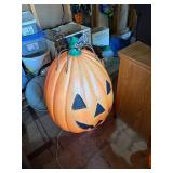 Large Assorted Halloween Decorations with Blow Molds and Light-Up Features