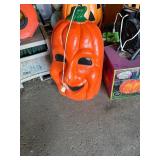 Large Assorted Halloween Decorations with Blow Molds and Light-Up Features