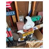 Collection of Festive Wooden Yard Decorations