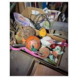 Assorted Garage Sale Items and Invacare Commode Chair