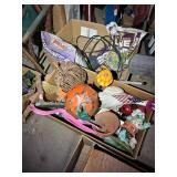 Assorted Garage Sale Items and Invacare Commode Chair