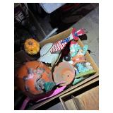 Assorted Garage Sale Items and Invacare Commode Chair