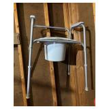 Assorted Garage Sale Items and Invacare Commode Chair
