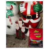 Set of Inflatable and Decorative Christmas Figures