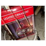 Assortment of Lighted Outdoor Christmas Decorations