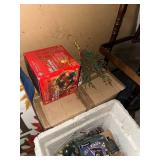 Assortment of Lighted Outdoor Christmas Decorations