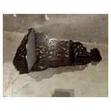 Intricately Carved Wood Wall Shelf