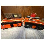 Vintage Lionel Electric Trains Set - 4 Cars with Original Boxes