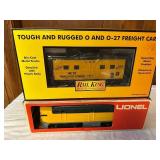 Hand Painted Powered Lionel Rail King O Scale Diesel Engine and Caboose Set