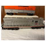 Lionel Burlington and D&Rgw Model Train Set with Cars