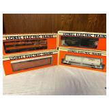 Set of 4 Lionel Electric Train Cars: Great Northern & NASA Edition