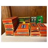 Lot of Lionel Train Accessories and Figures with Original Boxes