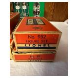 Lot of Lionel Train Accessories and Figures with Original Boxes