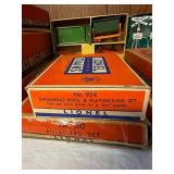 Lot of Lionel Train Accessories and Figures with Original Boxes