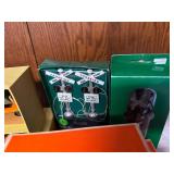 Lot of Lionel Train Accessories and Figures with Original Boxes