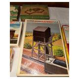 Collection of Vintage Plasticville U.S.A. HO Scale Model Kits