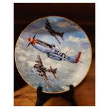 Collection of 5 Vintage Aviation Collector Plates