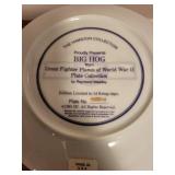 Collection of 5 Vintage Aviation Collector Plates