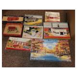 Collection of Vintage Plasticville USA Structure Kits