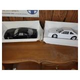 Collection of 4 Vintage Model Cars including Coca-Cola Delivery Truck