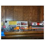 Diecast Model Train Set with Display Case