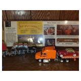 Diecast Model Train Set with Display Case