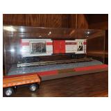 Diecast Model Train Set with Display Case