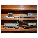 Set of 4 Vintage Lionel Lines Model Train Cars