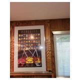 Railroad Collectibles Set with Framed Posters and Emblem Folders