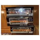 Set of 3 K-Line Streamliners O Gauge Model Trains