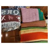 Vintage Throw Blanket Collection with Dunlop Sports Bag
