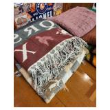 Vintage Throw Blanket Collection with Dunlop Sports Bag