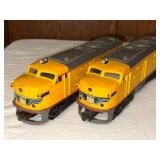 Pair of Vintage 2023 Union Pacific Lionel Model Train Locomotives