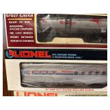 Set of 3 Lionel and K-Line O/027 Gauge Electric Train Cars