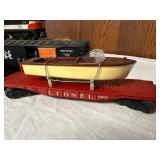 Vintage Lionel O-Gauge Electric Model Train Set with New Haven Locomotive and Cars