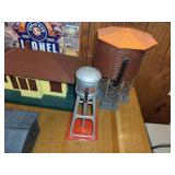 Collection of Lionel Train Accessories including Buildings and Water Tower