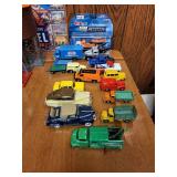 Collection of Die-Cast Model Cars and Trucks