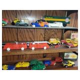 Collection of Vintage Dinky Toys and Die-cast Vehicles