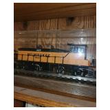 Milwaukee Road 467 Locomotive and Caboose Model Train Set