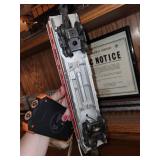 Lionel Lines Model Train Set with Public Notice Display