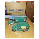 Collection of Lionel and Corgi Model Trucks with Original Packaging