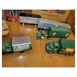 Collection of Lionel and Corgi Model Trucks with Original Packaging