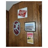 Collection of Vintage Railroad Advertising Signs